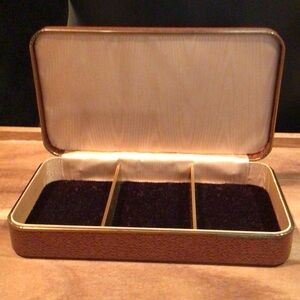 Brown and Gold Men's Accessory Box
